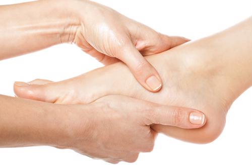 stretching ankle